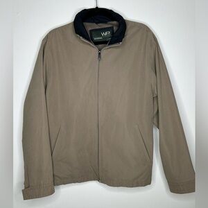 Weatherproof WP Lightweight beige windbreaker jacket size medium